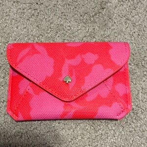 Kate Spade x Target Red and Pink Floral Wallet